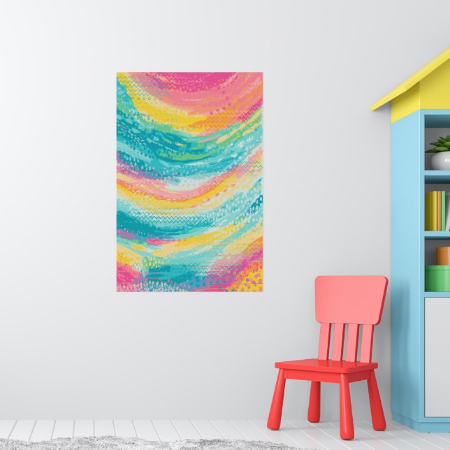 Tropical Tide Bassäng Dreams Poster (Barnkammare 1)