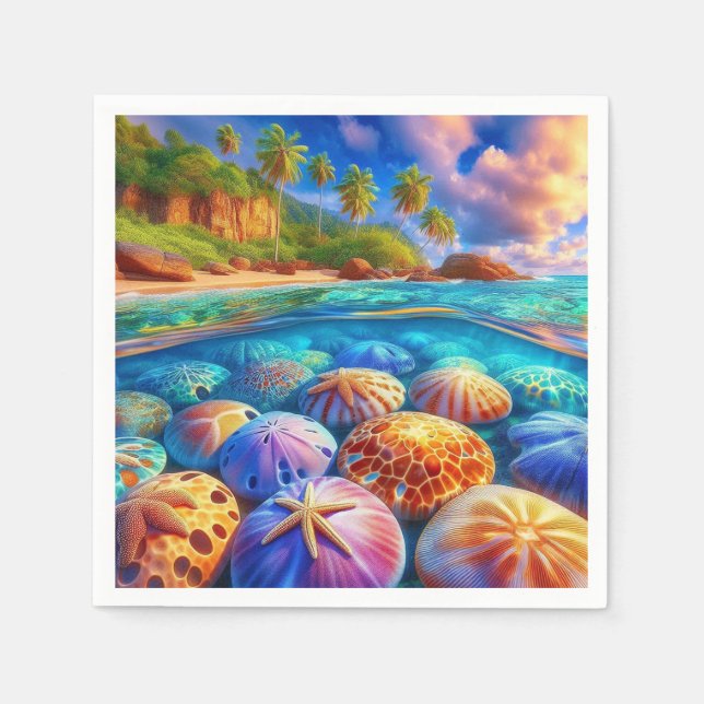 Tropical Tide Treasures Pappersservett (Framsidan)