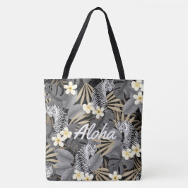 Tropical Tiger Hawaiian Handflatan Jungle Beach Ba Tygkasse
