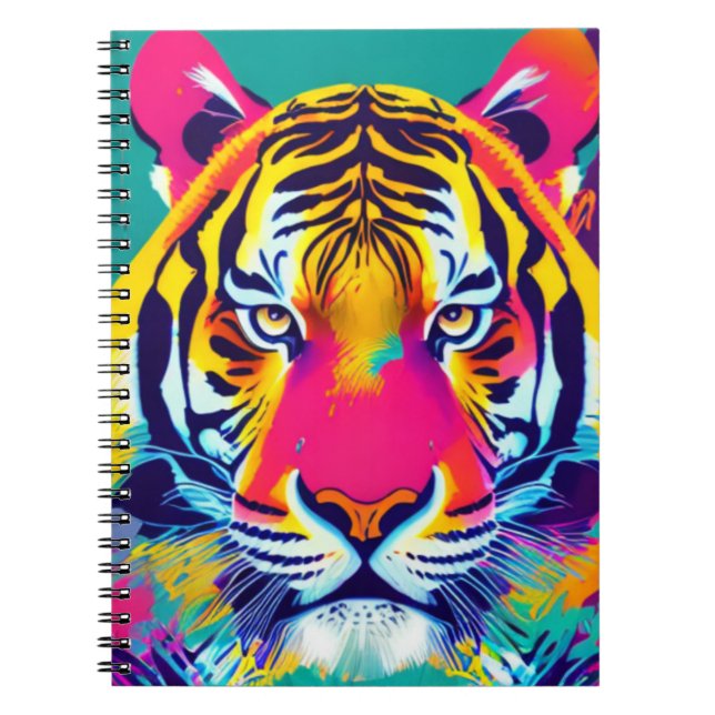 Tropical Tiger | Journal Anteckningsbok (Framsidan)