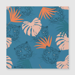 Tropical Tiger Löv Deep Blue