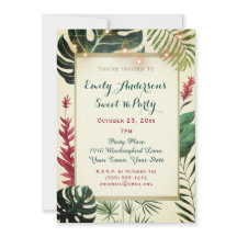 Tropical Tiki med Ljus Sweet 16 Birthday