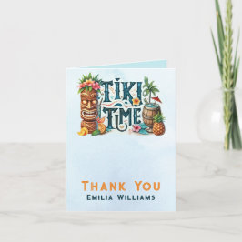 Tropical Tiki Party Bröllop Luau-Möhippan Kort
