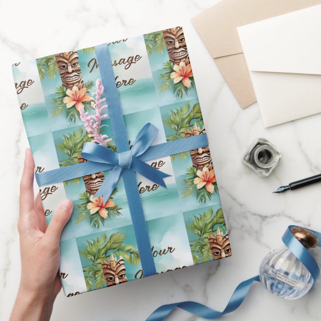 Tropical Tiki Party Presentpapper (Gifting)