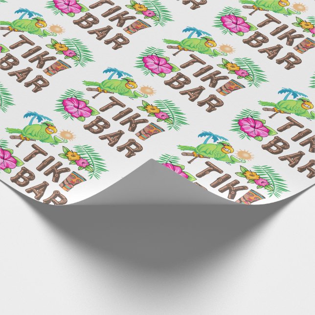 TROPICAL TIKI PUB PRESENTPAPPER (Hörn)