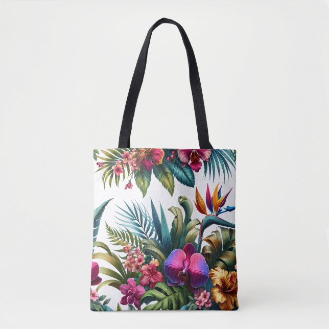 Tropical tote bags tygkasse (Framsida)