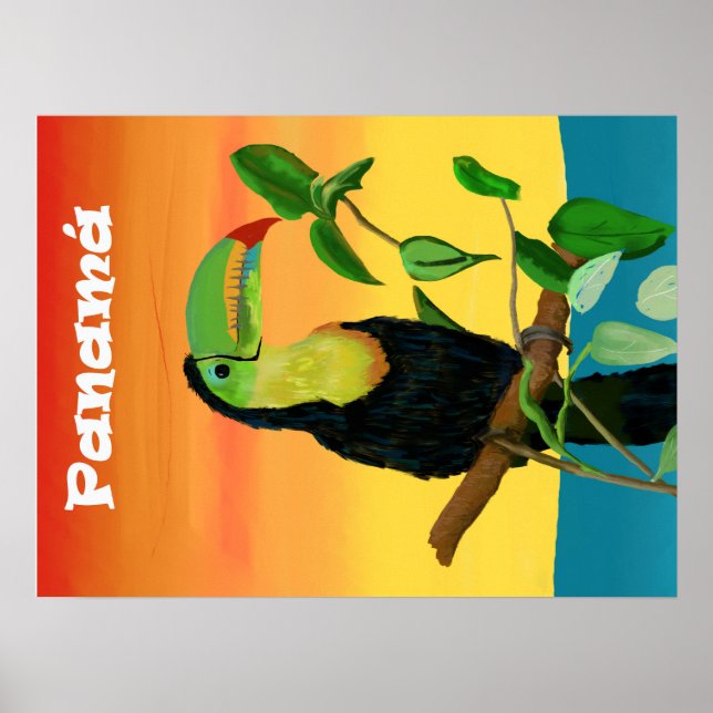 Tropical Toucan Bird Poster (Framsidan)