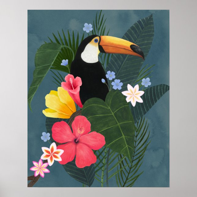 Tropical Toucan i Wilderness Poster (Framsidan)