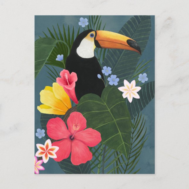 Tropical Toucan i Wilderness Vykort (Framsida)