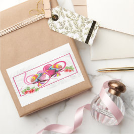 Tropical Toucan Kärlek Rektangulärt Klistermärke