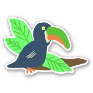 Tropical Toucan Klistermärken