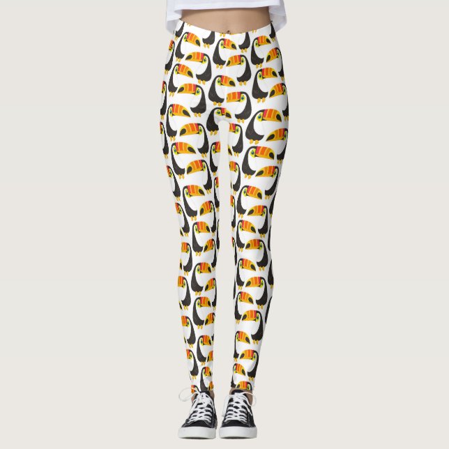 Tropical Toucan Leggings (Framsida)
