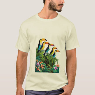 Tropical Toucan Paradise T Shirt