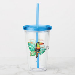 Tropical Toucan Parrot Personlig Take Away Mugg