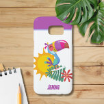 Tropical Toucan Personlig Galaxy S5 Skal<br><div class="desc">Här är ett telefonfodral för roligten till din Samsung Galaxy S7-mobil med en jämn och färglös Toucan. Anpassa den innan du placerar den i din shoppingvagn.</div>