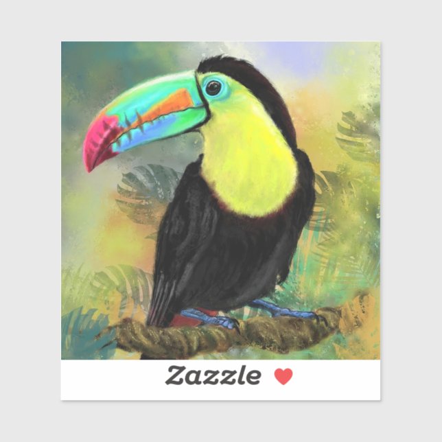 Tropical Toucan Sticker Klistermärken (Ark)