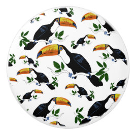 Tropical Toucans - Playful Jungle Knopp