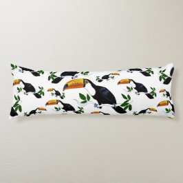 Tropical Toucans - Playful Jungle Kroppskudde