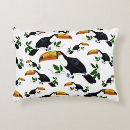 Tropical Toucans - Playful Jungle Prydnadskudde