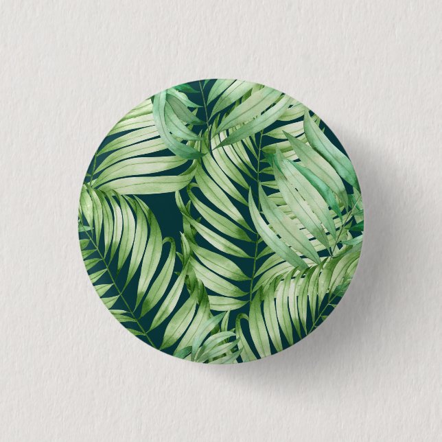 Tropical Träd Art Knapp (Framsida)