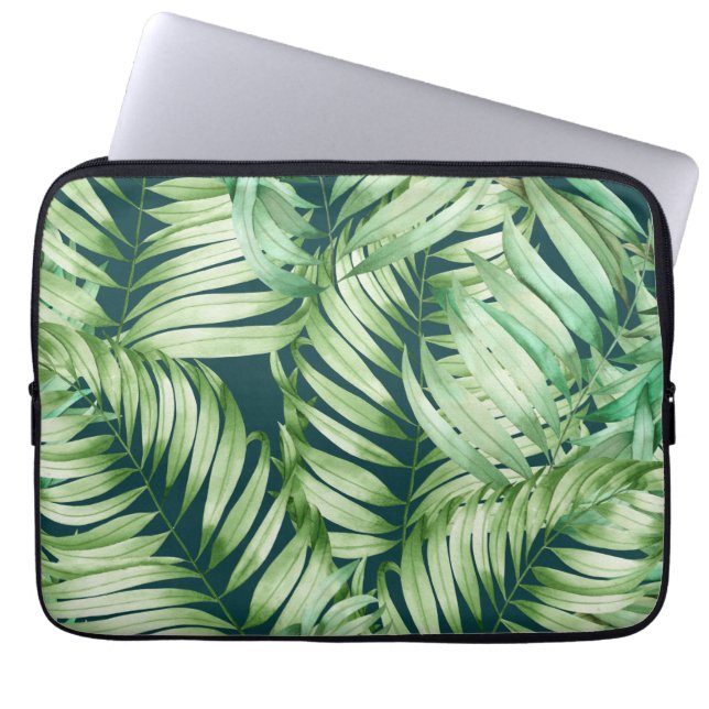 Tropical Träd Art Laptop Fodral (Framsidan)