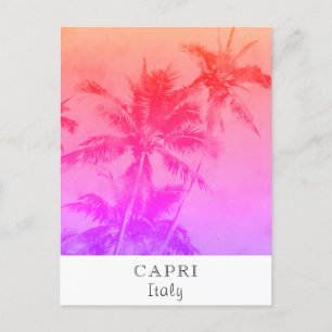 *~* Tropical Travel - AP25 Personalize Handflatan Vykort