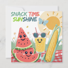 Tropical Treats Festinöjdning – Sött Sommar Bal Inbjudningar