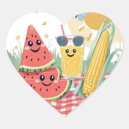 Tropical Treats – Sommar Snabbmat Klistermärke Set