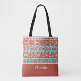 Tropical Tribal Summer Tote Bag Tygkasse