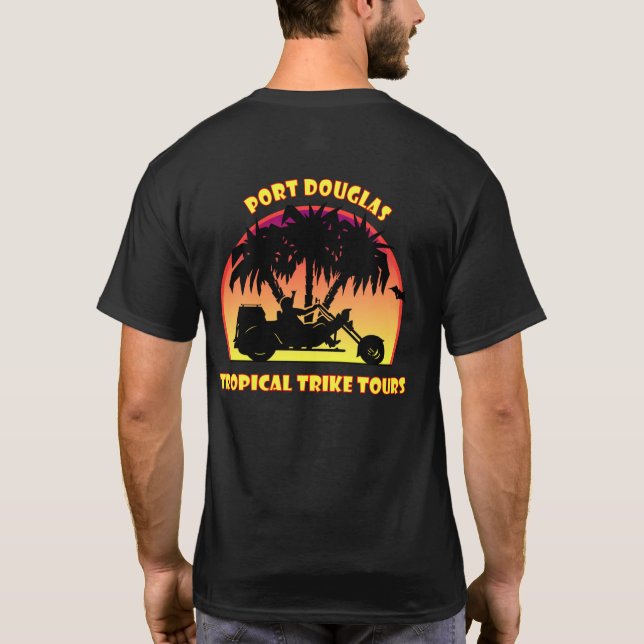 Tropical Trike Tours T Shirt (Baksida)
