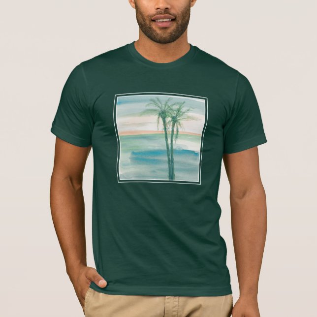 Tropical Tropical Dusk T Shirt (Framsida)