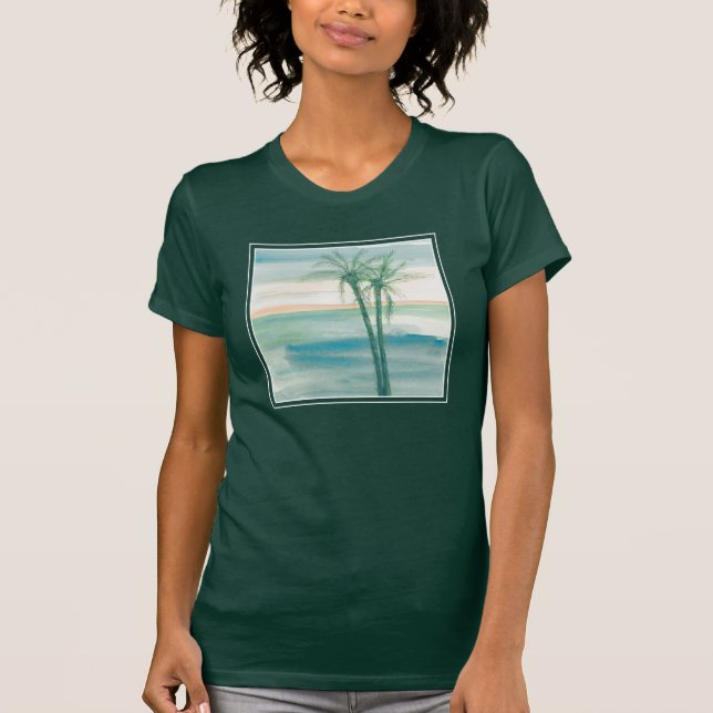 Tropical Tropical Dusk T Shirt (Framsida)