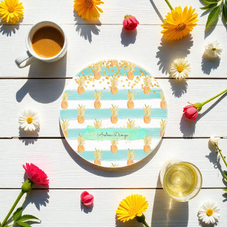 Tropical Turcos Gult Beach Underlägg