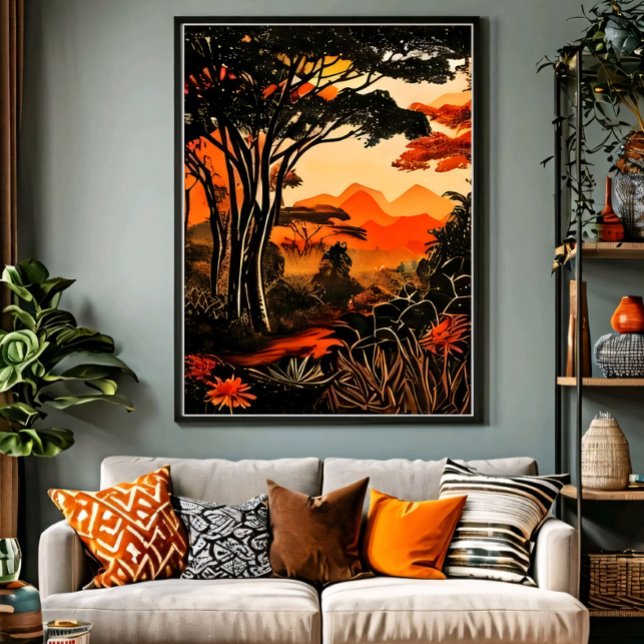 Tropical Twilight Canvastryck (Skapare uppladdad)