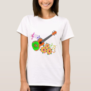 Tropical Ukulele T Shirt