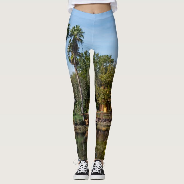 Tropical Vår Paradise Leggings (Framsida)