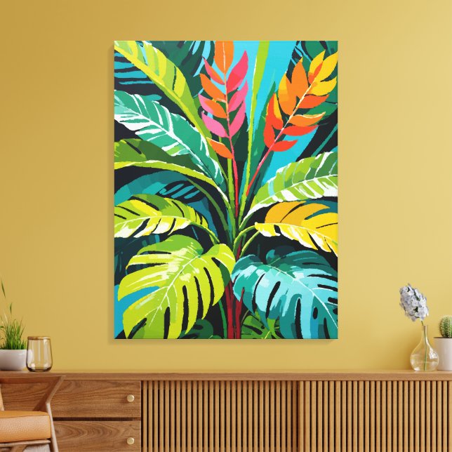 Tropical Vibes Canvastryck (Insitu (Vardagsrum))