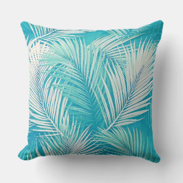Tropical Vibes Handflatan Fronds Pillow Kudde