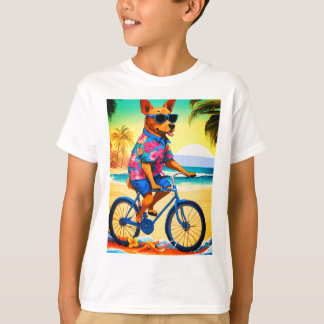 Tropical Vibes Hund T Shirt
