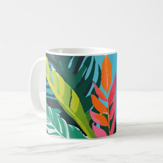 Tropical Vibes Kaffemugg (Framsida vänster)
