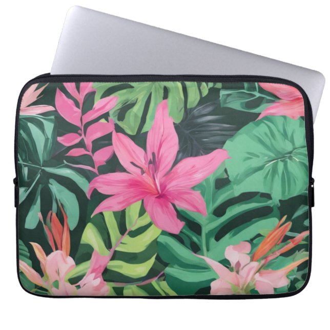 Tropical Vibes Laptop Fodral (Framsidan)