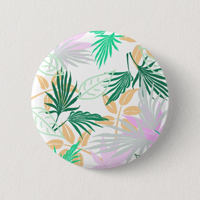 Tropical Vibes Löv Plants Knapp (Framsida)