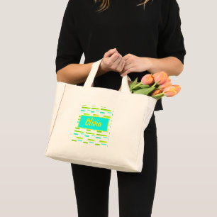 Tropical Vibes Olivia Lägg till ditt namn i bag Mini Tygkasse