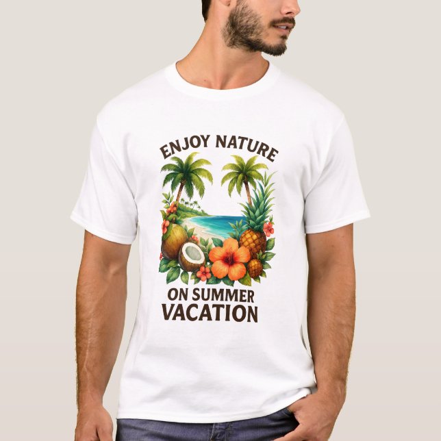Tropical Vibes T Shirt (Framsida)
