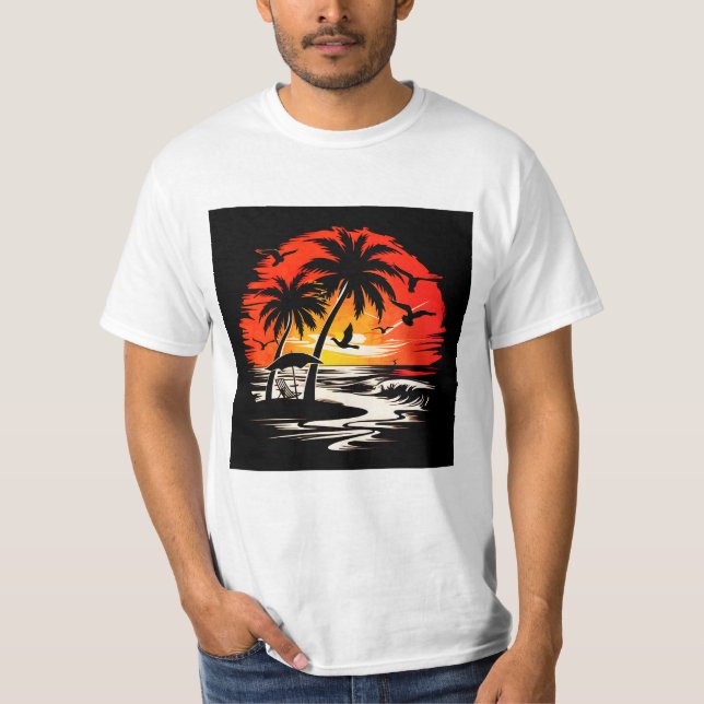 Tropical Vibes T Shirt (Framsida)