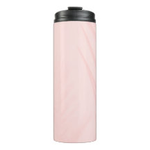 Tropical Vibes Tumbler - Aqua med rosafärgade palm