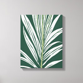 Tropical wall art - tropical leaf canvastryck