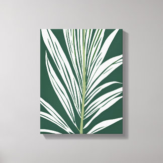 Tropical wall art - tropical leaf canvastryck