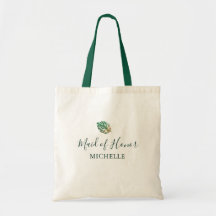 Tropical Watercolor Personlig Bridesmaid