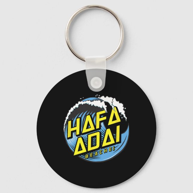 Tropical Wave Hafa Adai Beacher - 671 Gu Guam Nyckelring (Framsida)